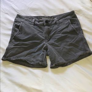 Gray Super Stretch Midi Short